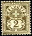 The same stamp as mint stamp (Michel No. 50, probably, watermark?)