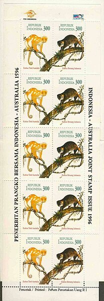 File:Stamp of Indonesia - 1996 - Colnect 277313 - 2 - Common Spotted Cuscus Spilocuscus maculatus - back.jpeg