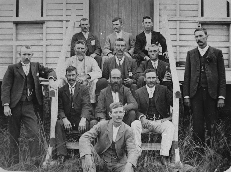 File:StateLibQld 2 200507 Committee of the first Biggenden Agricultural Show, 1899.jpg