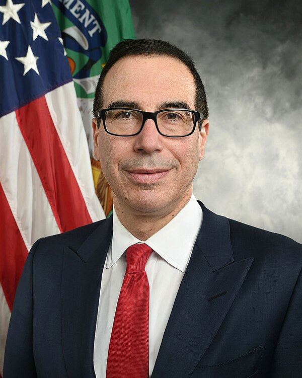 Mnuchin's first official secretary portrait