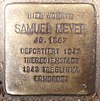 Stolperstein Schlüterstraße 79 (Samuel Meyer) in Hamburg-Rotherbaum.JPG