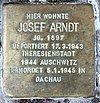 Stolperstein Sybelstr 44 (Charl) Josef Arndt.jpg
