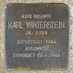 Stolperstein für Karl Winterstein (Am Pleidenturm 6)