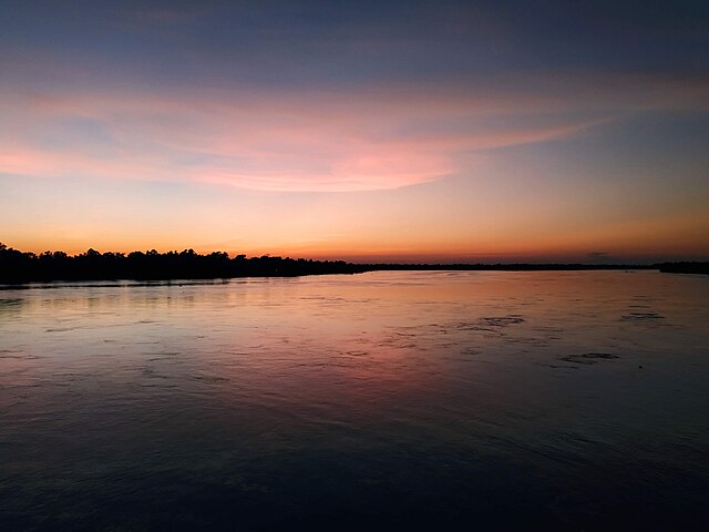 Image: Sun set at Dharla river