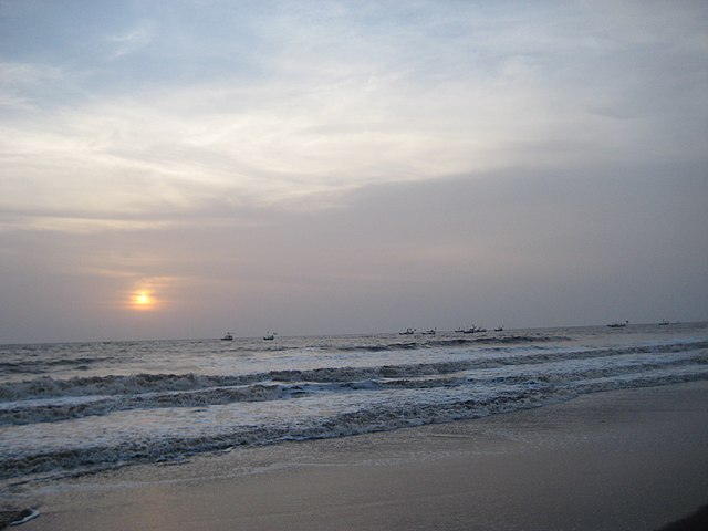 Image: Sunset,Dahanu Beach   panoramio