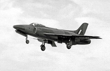 Swift FR.5, Farnborough air show, 1955