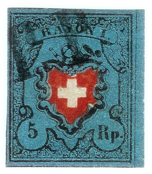 File:Swiss Post Rayon I stamp 1850.jpg