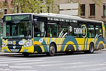 Autobus d'une ligne chrono de l'agglomération grenobloise en 2012.