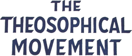 Front cover of The Theosophical Movement magazine TMMagazineCover.png
