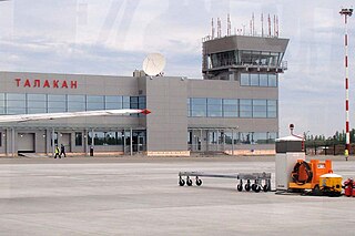 <span class="mw-page-title-main">Talakan Airport</span> Airport in Sakha Republic , Russia