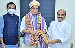 Thumbnail for File:The Chief Minister of Karnataka, Shri Basavaraj Bommai calling on the Union Minister for Defence, Shri Rajnath Singh, in New Delhi on July 30, 2021 (1).jpg