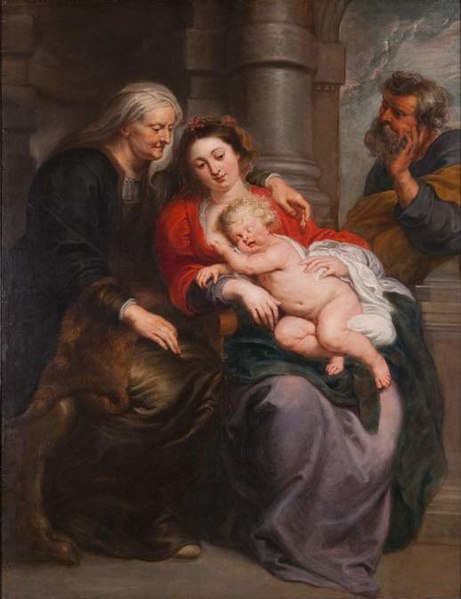 File:The Holy Family with St. Anne by Peter Paul Rubens, Bass Museum of Art (cropped).jpg