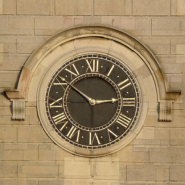 File:The chapel clock at Peterhouse, Cambridge - geograph.org.uk - 2703651.jpg