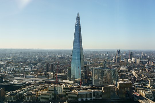 The view south from the Sky Garden