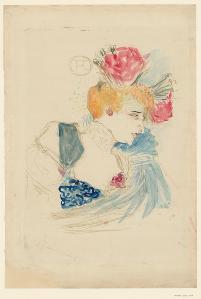 File:Toulouse-Lautrec - Mademoiselle Marcelle Lender, en buste, btv1b53229018g.png