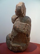 Statue anthropomorphe, 44 - 25 av. J.-C., site de Vieille-Toulouse.