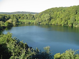 <span class="mw-page-title-main">Ulmener Maar</span> Lake in Ulmen, Germany