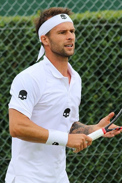Adrian Ungur at the 2016 Wimbledon Championships