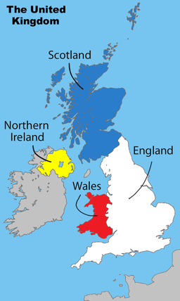 United Kingdom labelled map7