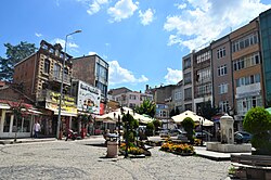 Piazza del mercato (Çarşı meydanı) a Uzunköprü.