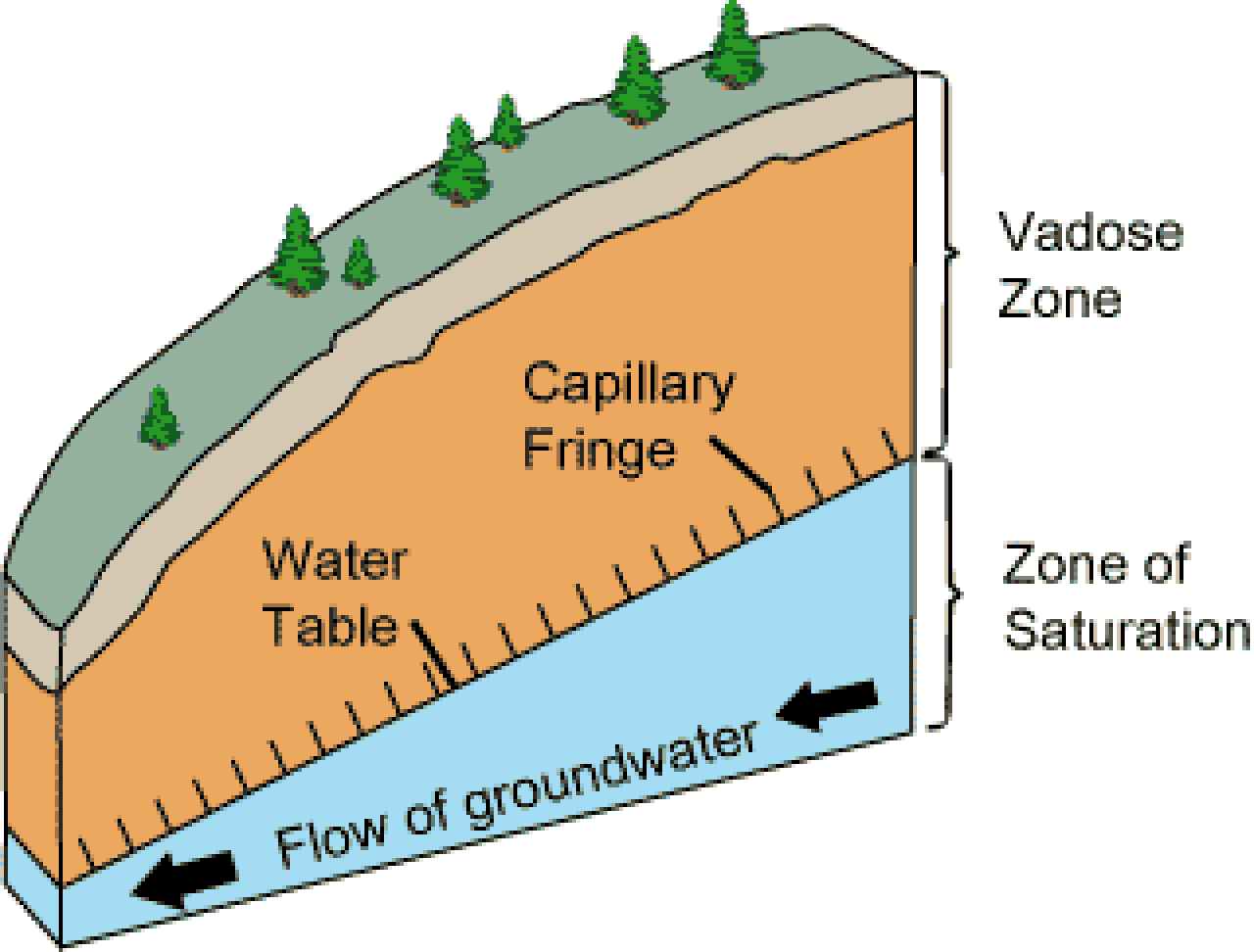 Water zone. Воды зоны аэрации. Вадозная зона. Фреатическая зона. Зона аэрации подземных вод это.