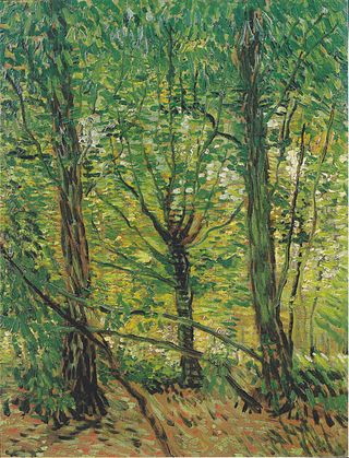 <i>Trees and Undergrowth</i> Painting series by Vincent van Gogh