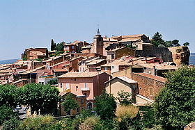 Vaucluse Roussillon: Okraj klifoj, Literatura mencio, Personecoj ligitaj al Roussillon