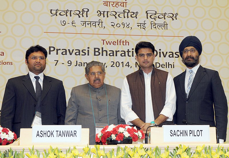 File:Vayalar Ravi, the Minister of State (Independent Charge) for Corporate Affairs, Shri Sachin Pilot, the Member of Parliament, National Party, New Zealand, Shri Kanwaljit Singh Bakshi and the Member of Parliament.jpg