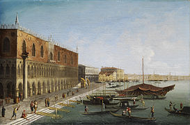 Venise (Le Palais des Doges), Anonyme vers le XVIIIe ou XIXe siècle.