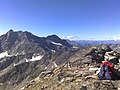 Il Corno Bianco visto dalla vetta della Punta Straling