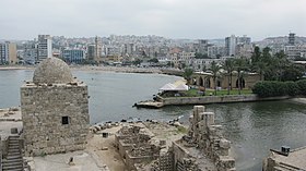 View from Sidon's Sea Castle 2, Sidon, Lebanon.jpg