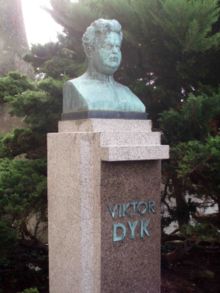 Monument to Viktor Dyk in Mělník