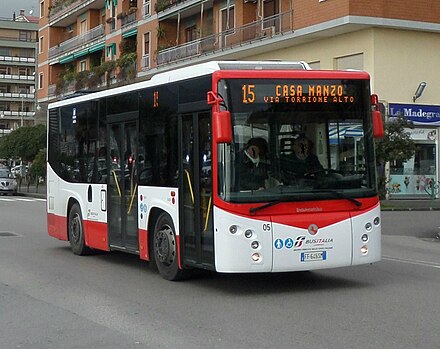 Busitalia coach in Salerno