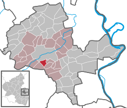 Läget för Wahlheim i Landkreis Alzey-Worms