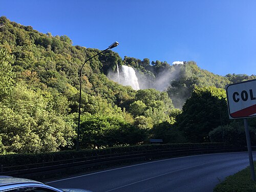 Waterfall Marmore in Terni