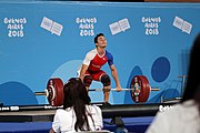 Deutsch: Gewichtheben bei den Olympischen Jugendspielen 2018; Tag 2, 10. Oktober 2018; Jungen 62 kg English: Weightlifting at the 2018 Summer Youth Olympics at 8 October 2018 – Boys' 62 kg