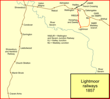 Two branch lines to Lightmoor Wenlock1857.png