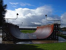 West Beach Skate Park - half-pipe West Beach Skate Park - half-pipe.JPG