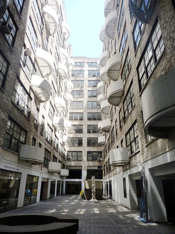 The courtyard of Westbeth (2012)