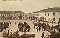 Polski: Stary Rynek z widokiem na wlot ulicy Różanej ok 1914r.