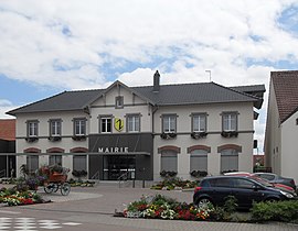 The town hall in Wolfisheim