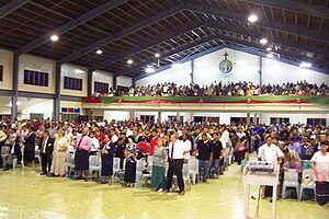 Worship service, Lotopa Assembly of God Church.jpg