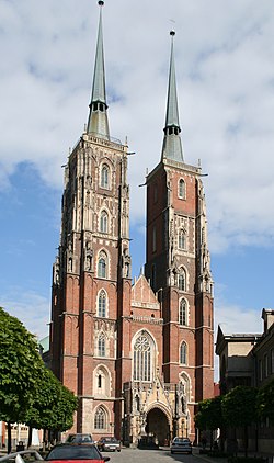 La cathédrale Saint-Jean de Wrocław, siège de l'archidiocèse