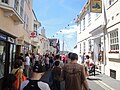 Quay Street, Yarmouth, Isle of Wight, seenn during the Old Gaffers Festival 2011.