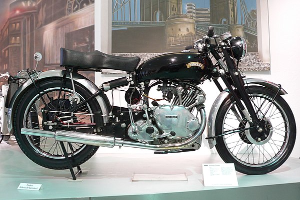 Vincent Comet from 1950 at the Deutsches Zweirad- und NSU-Museum