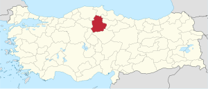 Corum in Turkey.svg