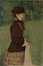 Édouard Manet - Femme se Promenant dans le Jardin.jpg