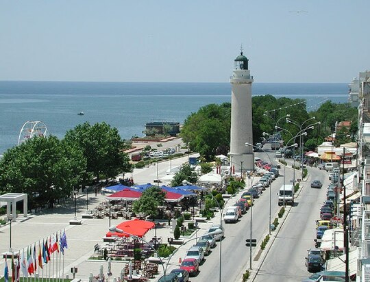 The lighthouse at the promenade, a symbol of Alexandroupoli