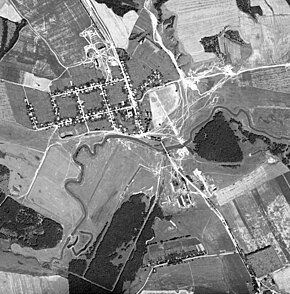 Спутниковая съёмка села Вязенка. 1972 год