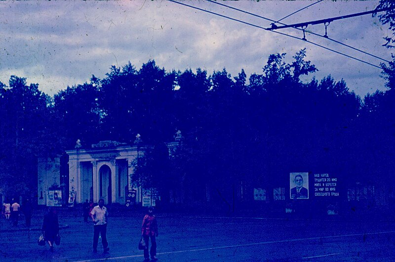 File:Хабаровск вход в парк ОДОСА 1981 год.jpg